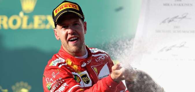 Formula 1'de ilk haftanın kazananı Vettel odu